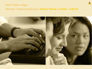 Polish Yellow Pages Operator Telekomunikacyjny Yellow Phone 1-9494 , 118247