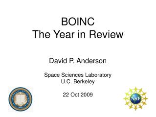 BOINC The Year in Review