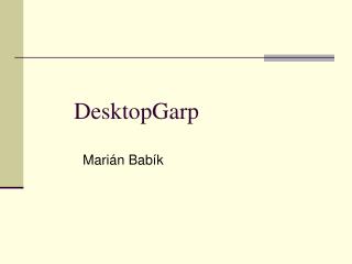 DesktopGarp