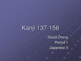 Kanji 137-156