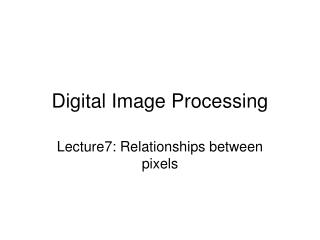 Digital Image Processing