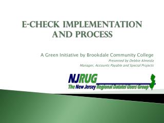 E-Check Implementation and Process