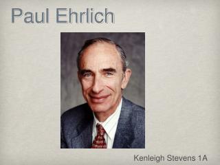 Paul Ehrlich