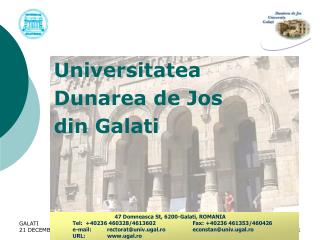 Universitatea Dunarea de Jos din Galati