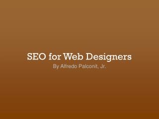 SEO for Web Designers