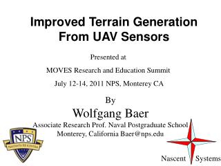 Improved Terrain Generation From UAV Sensors