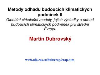 Martin Dubrovsk ý