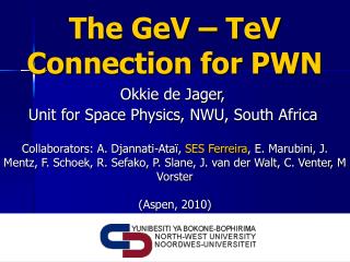 The GeV – TeV Connection for PWN