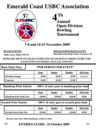 Emerald Coast USBC Association