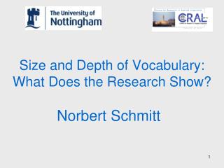 Size and Depth of Vocabulary: What Does the Research Show?