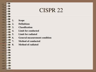 CISPR 22