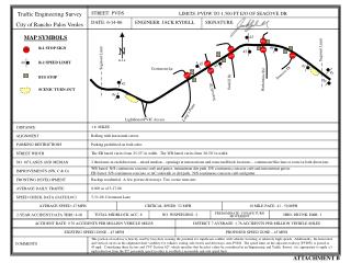 Traffic Engineering Survey City of Rancho Palos Verdes