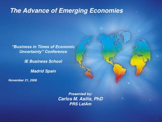 The Advance of Emerging Economies