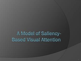 A Model of Saliency-Based Visual Attention