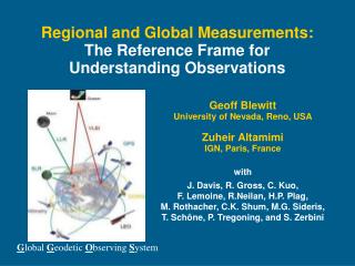 Regional and Global Measurements: The Reference Frame for Understanding Observations