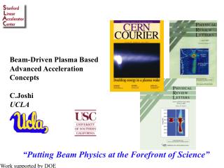 “Putting Beam Physics at the Forefront of Science”