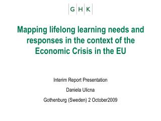 Mapping lifelong learning needs and responses in the context of the Economic Crisis in the EU