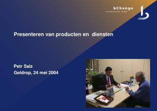 Presenteren van producten en diensten