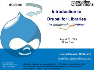Introduction to Drupal for Libraries An Webinar