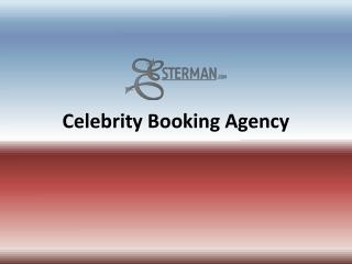 celebrity booking agency