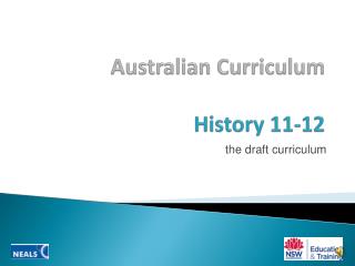 the draft curriculum