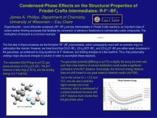 Condensed-Phase Effects on the Structural Properties of Friedel-Crafts Intermediates: R-F’–BF 3