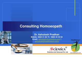 Consulting Homoeopath