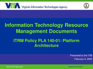Information Technology Resource Management Documents