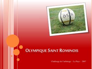 Olympique Saint Rominois