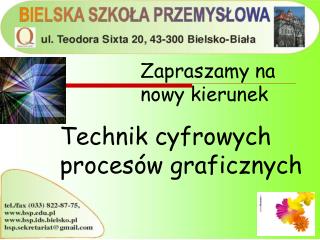 Zapraszamy na nowy kierunek