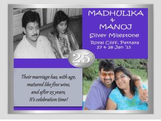 Their marriage has, with age, matured like fine wine, and after 25 years, It’s celebration time!