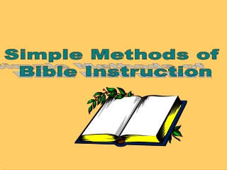 Simple Methods of Bible Instruction