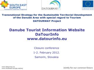 Danube Tourist Information Website DaTourInfo datourinfo.eu