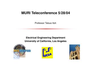 MURI Teleconference 5/28/04