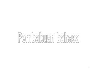 Pembakuan bahasa