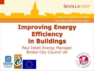 Paul Isbell Energy Manager Bristol City Council UK