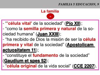 FAMILIA Y EDUCACION, 9