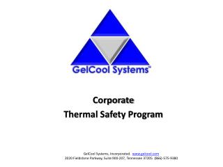Corporate Thermal Safety Program