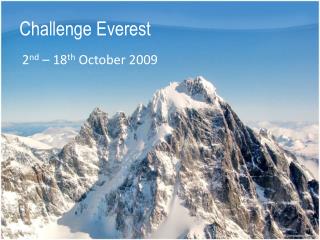 Challenge Everest