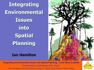 Integrating Environmental Issues into Spatial Planning