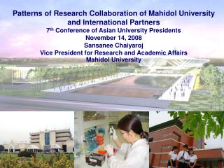 Patterns of Research Collaboration of Mahidol University and International Partners