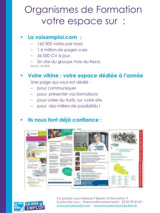 Organismes de Formation votre espace sur :