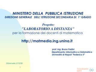 Struttura del Progetto: