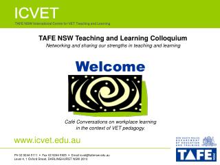 TAFE NSW International Centre for VET Teaching and Learning