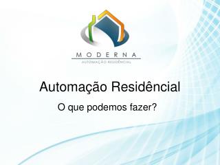 Automação Residêncial