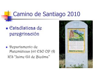 Camino de Santiago 2010