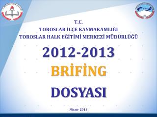 BRİFİNG