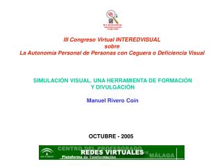 III Congreso Virtual INTEREDVISUAL sobre