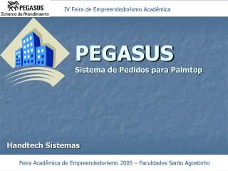 PEGASUS Sistema de Pedidos para Palmtop