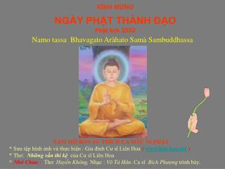 KÍNH MỪNG NGÀY PHẬT THÀNH ĐẠO Phật lịch 2552